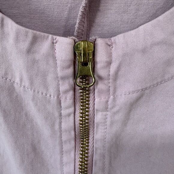 MIEN Studios California Together Zipper Pant Jumpsuit Lavender Purple Medium EUC - Picture 5 of 14